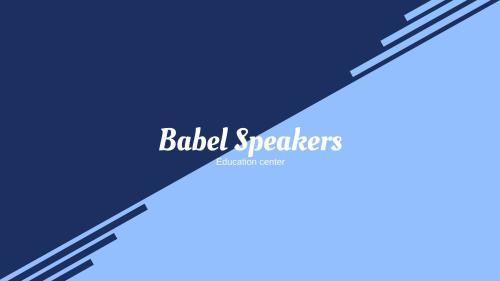 Babel Speakers